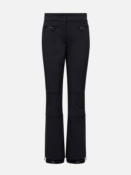 Moncler grenoble Skihose aus Stretch-Popeline für Damen Schwarz