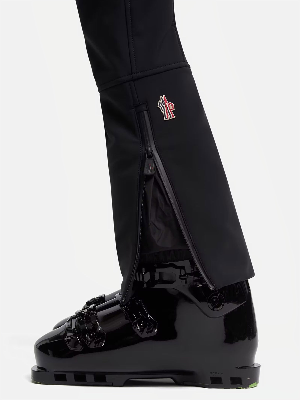 Moncler grenoble Skihose aus Stretch-Popeline für Damen Schwarz