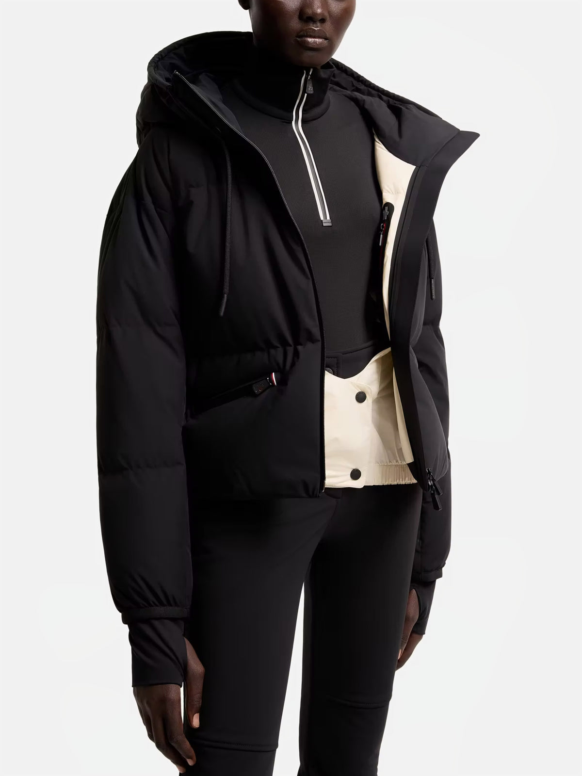 Moncler grenoble Daunen-Skijacke Allesaz für Damen Schwarz