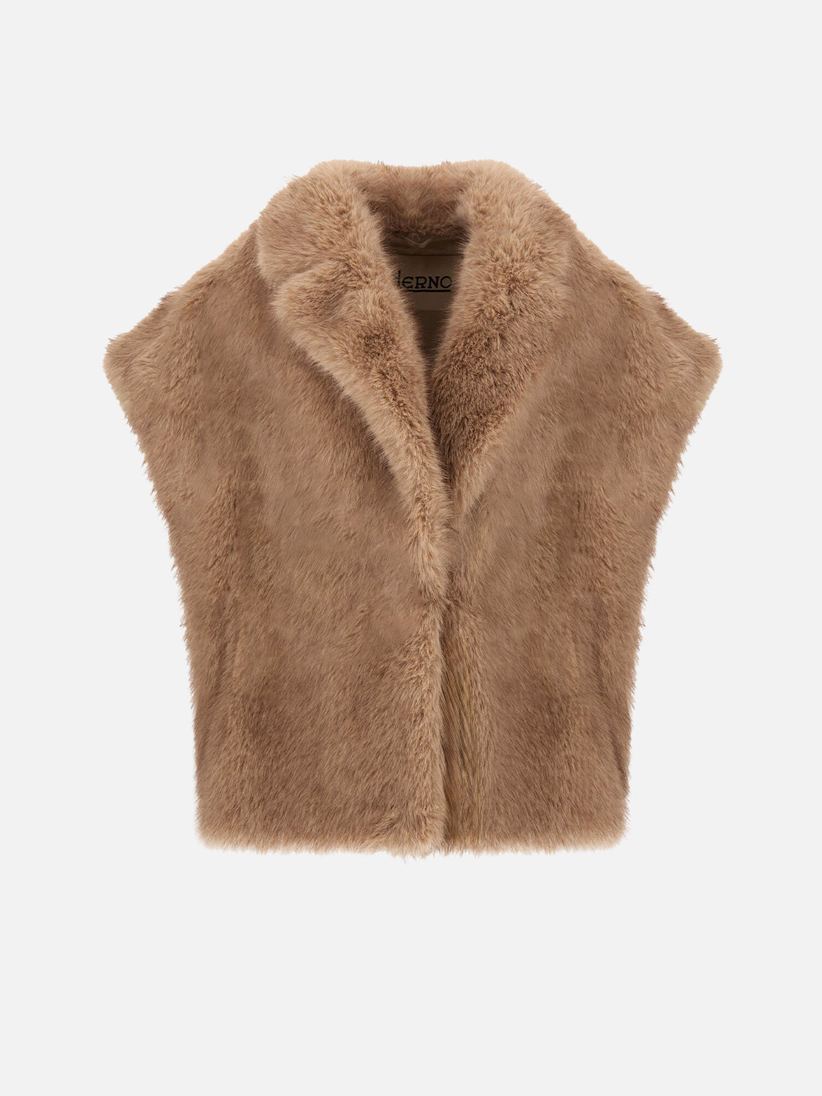 Herno Oversized-Weste aus Kunstpelz für Damen Beige