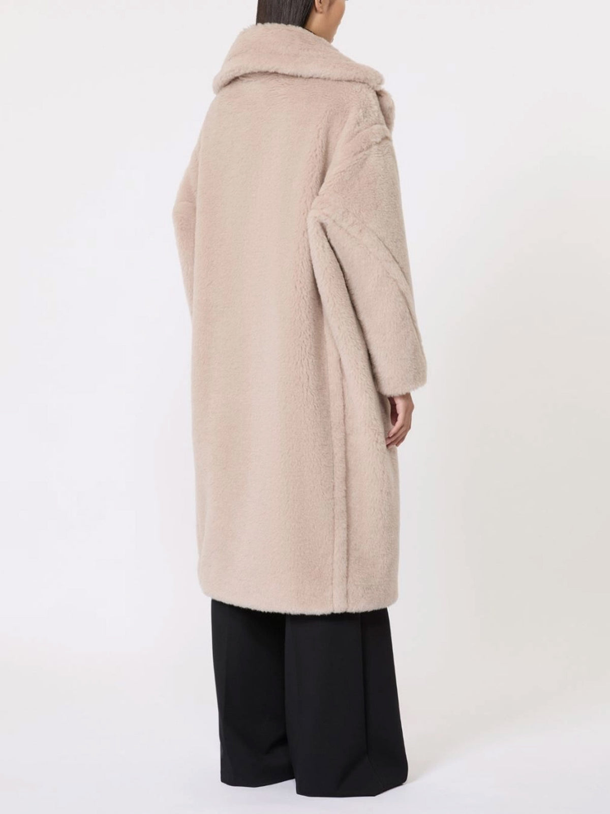 Max Mara – Tedgirl Icon Mantel aus Alpaka-Woll-Teddy für Damen Sand-Beige - Sand Beige