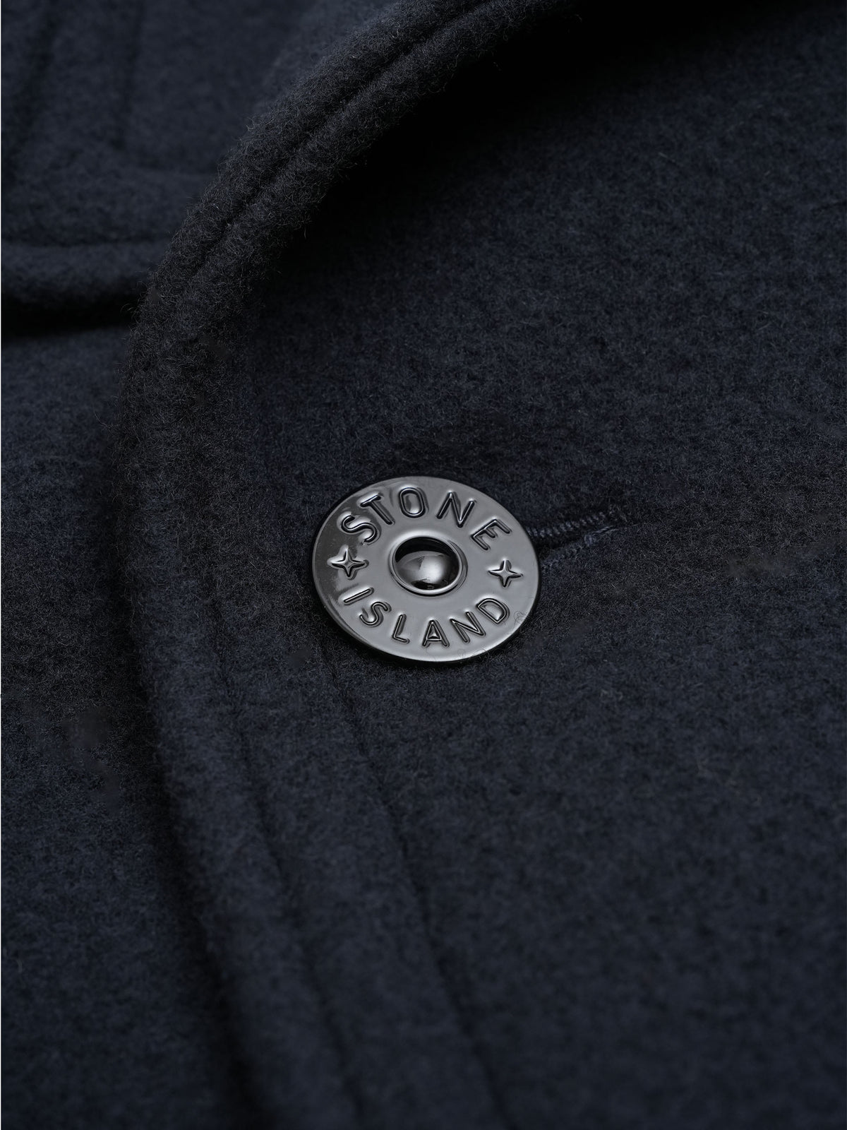 Stone island Peacoat aus Woll-Kaschmir-Mix für Herren Dunkelblau