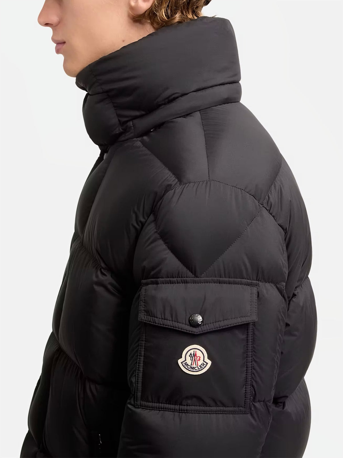 Moncler Daunenmantel Hanoverian für Herren Schwarz