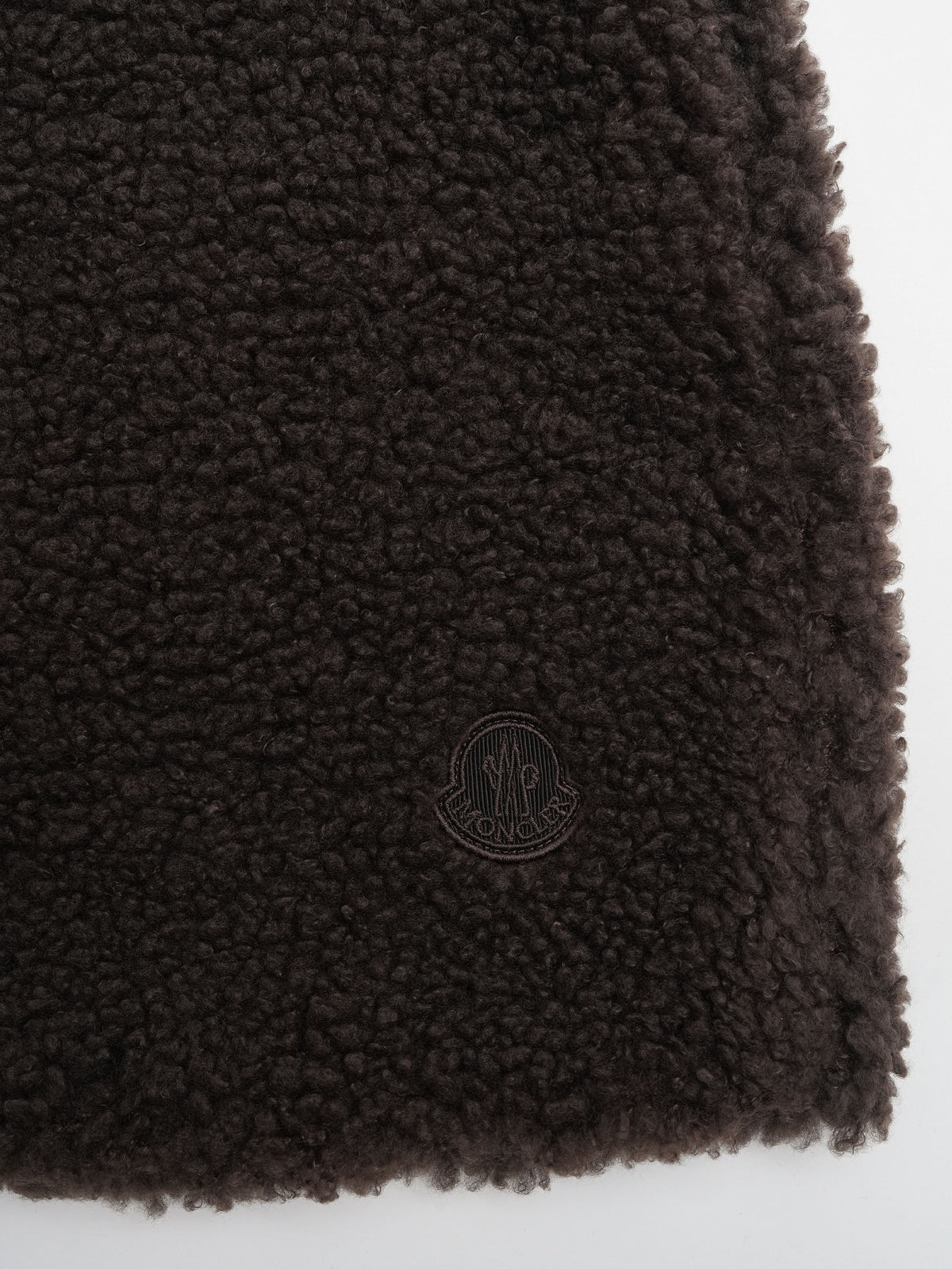 Moncler Minirock aus Teddy-Stoff für Damen Dunkelbraun