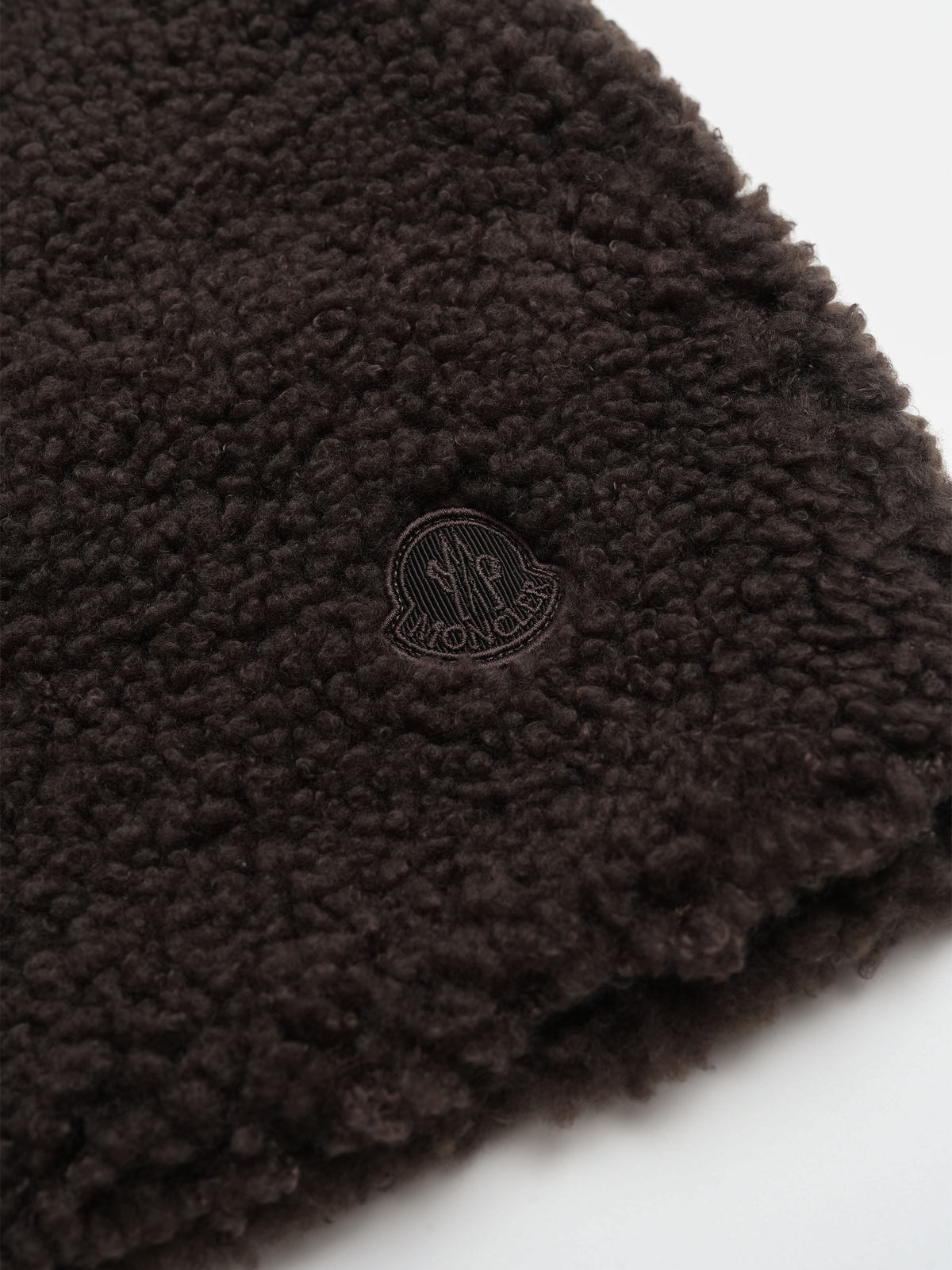Moncler Minirock aus Teddy-Stoff für Damen Dunkelbraun