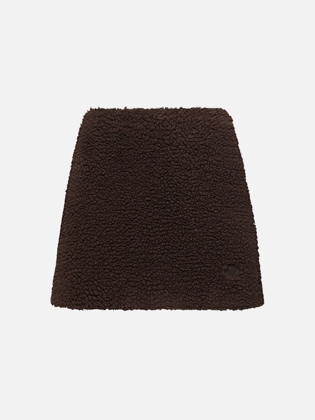 Moncler Minirock aus Teddy-Stoff für Damen Dunkelbraun