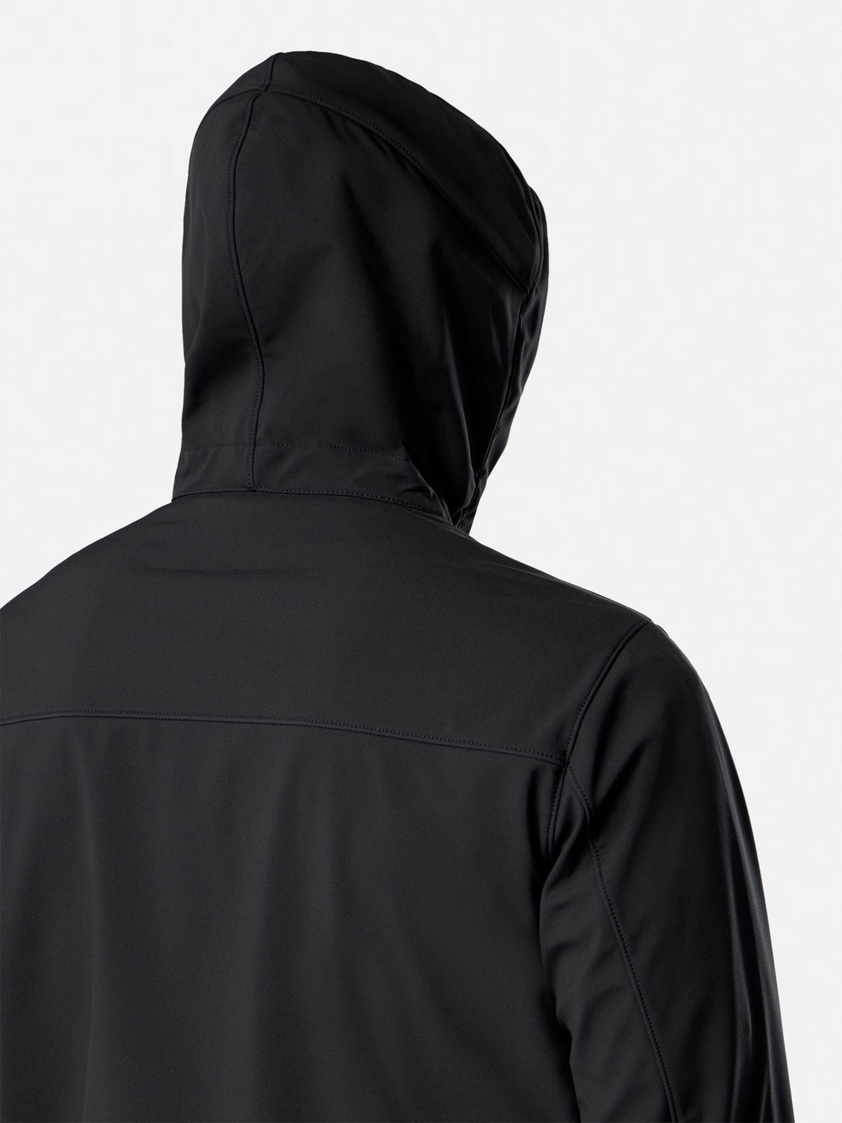 Stone island Kapuzenjacke Soft Shell-R für Herren Schwarz