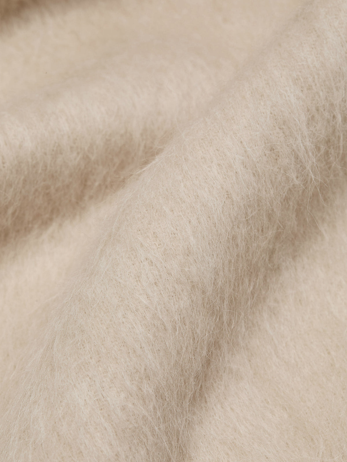 Acne studios Schal aus Alpaka und Wolle mit Logo Beige