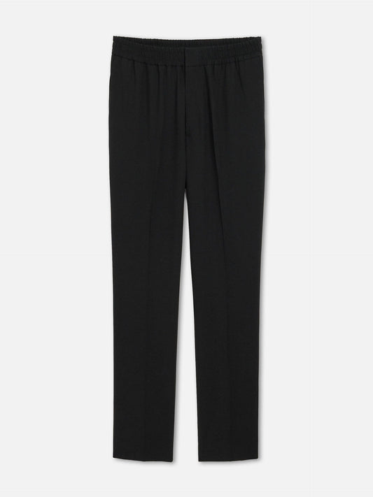 Ami paris Wollhose mit elastischem Bund für Herren Schwarz
