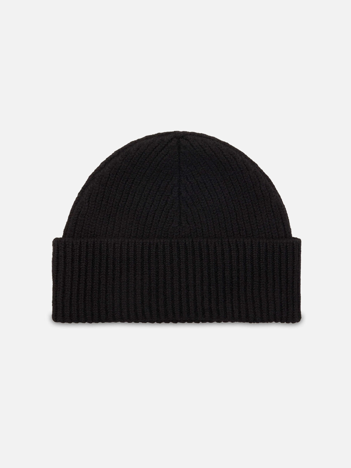 Ami Paris – Mütze aus Wolle mit Ami De Coeur Logo Schwarz/Weiß - Black/White