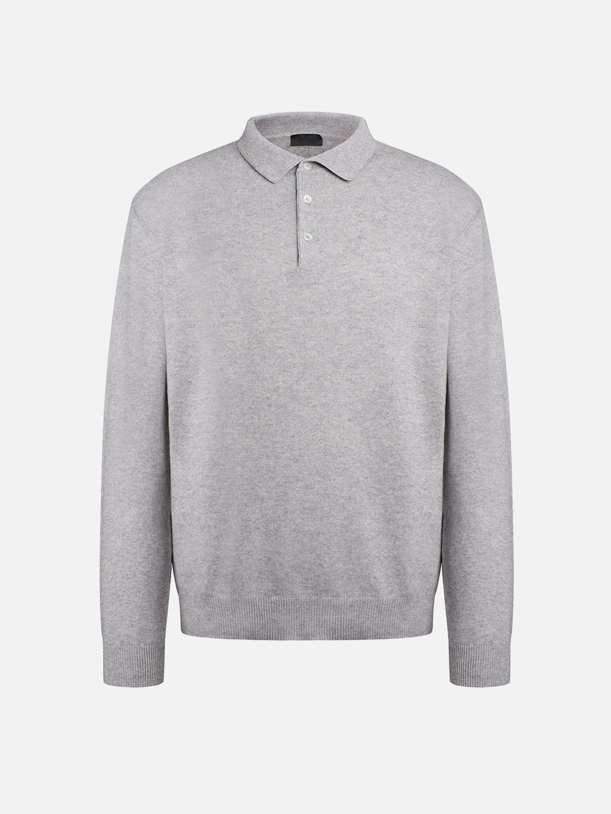 Dondup – Polopullover aus Kaschmir und Seide für Herren Hellgrau - Light Grey