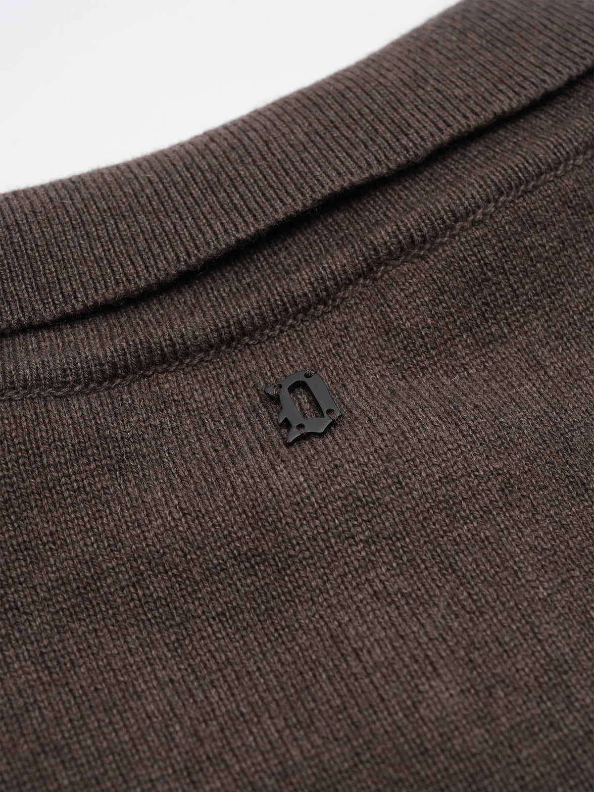 Dondup – Polopullover aus Kaschmir und Seide für Herren Dunkelbraun - Dark Brown