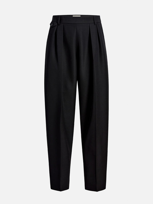 Khaite Hose Dugan aus Wolle für Damen Schwarz