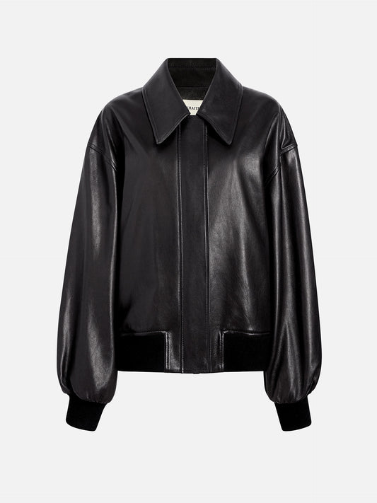 Khaite Blouson-Lederjacke Aimee für Damen Schwarz
