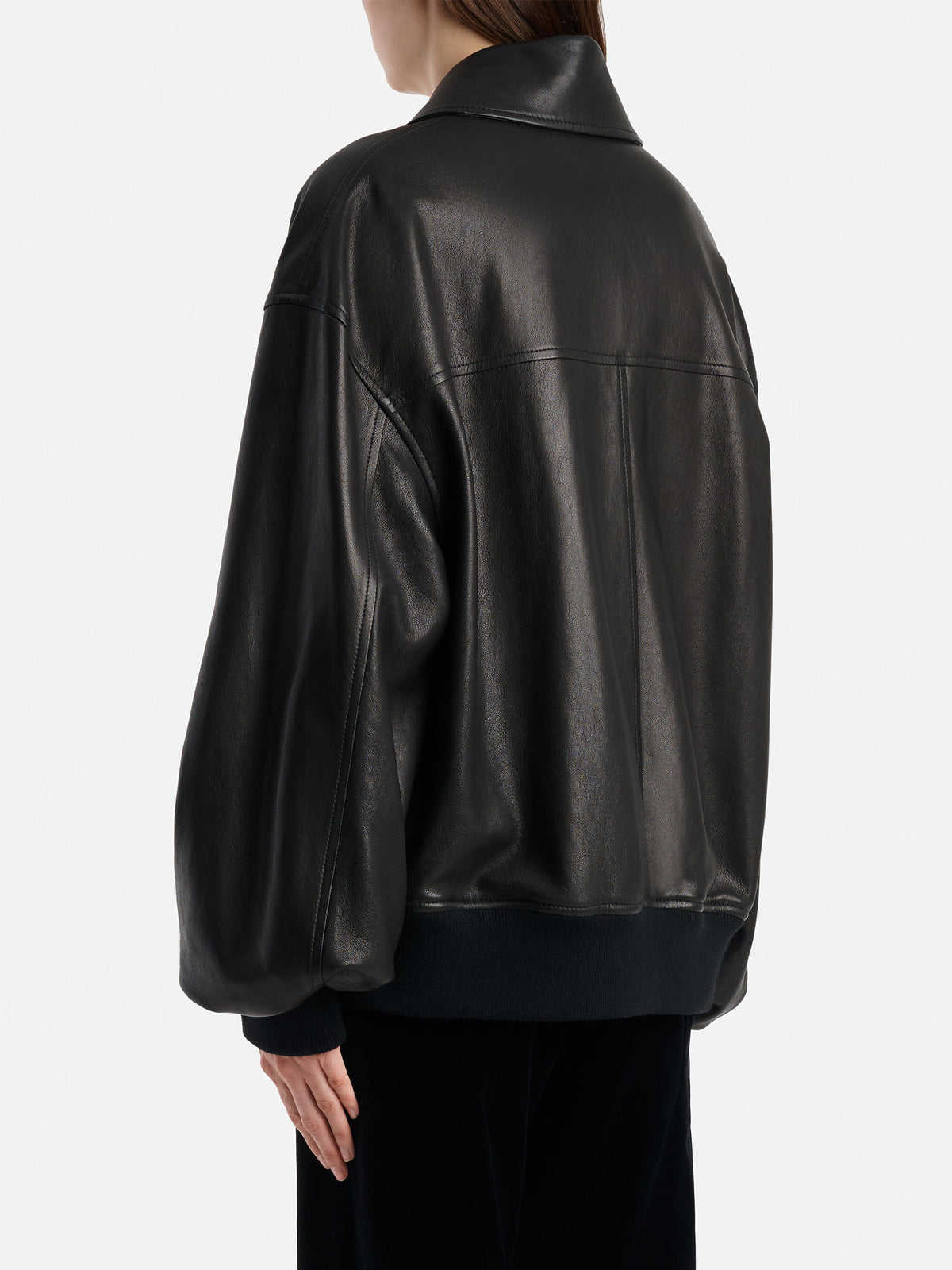 Khaite Blouson-Lederjacke Aimee für Damen Schwarz