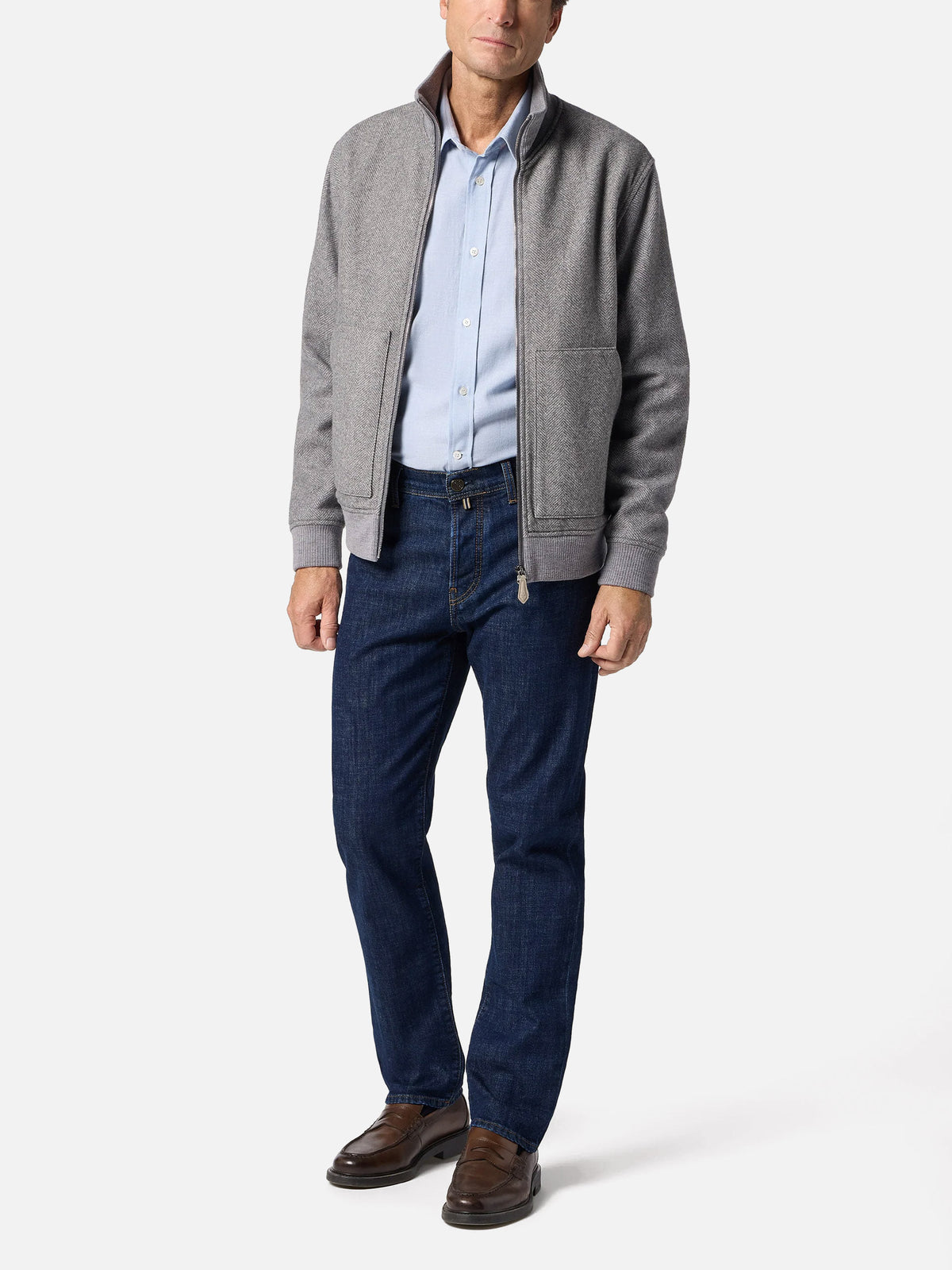 Jacob cohen Straight-Jeans Edo Rinse für Herren Dunkelblau