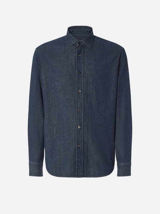 Jacob cohen Jeanshemd mit Rinse-Wash für Herren Dunkelblau