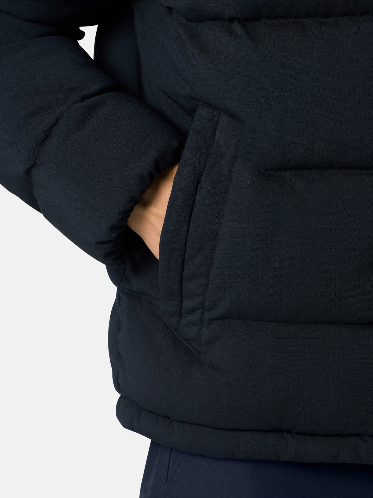 Stone island Daunenjacke Ghost aus Woll-Ripstop für Herren Navyblau