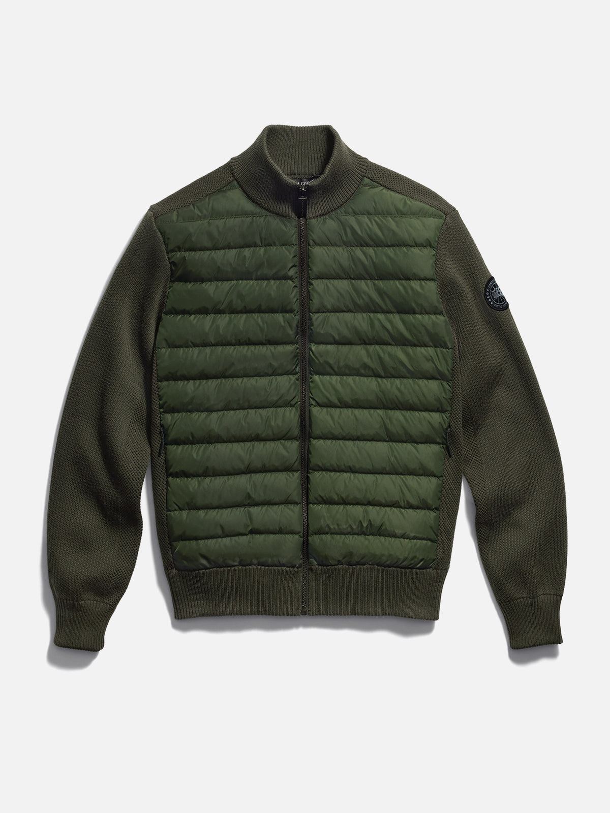 Canada goose Strickjacke HyBridge Black Disc für Herren Moosgrün