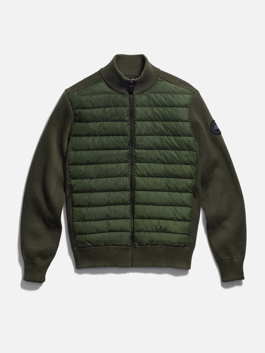 Canada goose Strickjacke HyBridge Black Disc für Herren Moosgrün