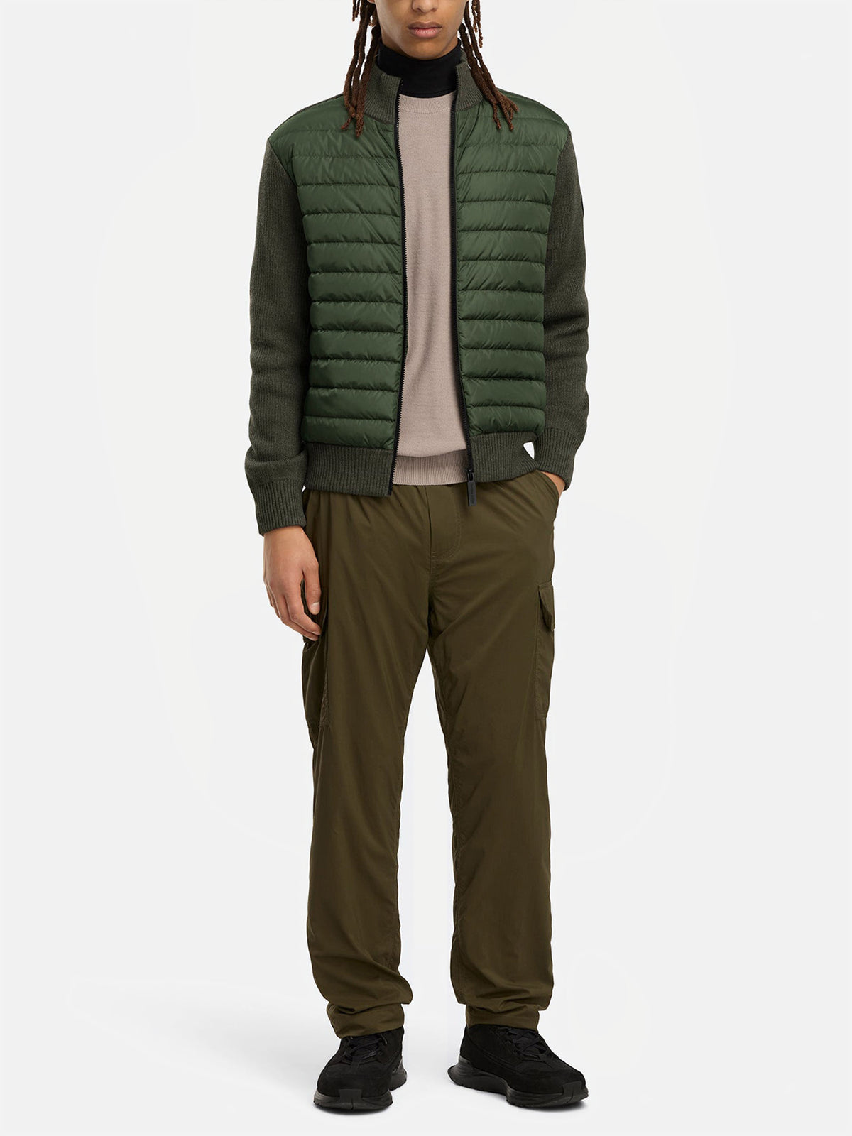 Canada goose Strickjacke HyBridge Black Disc für Herren Moosgrün