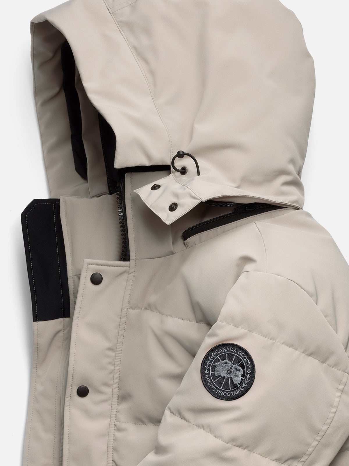 Canada goose Parka Wyndham Black Disc für Herren Steingrau