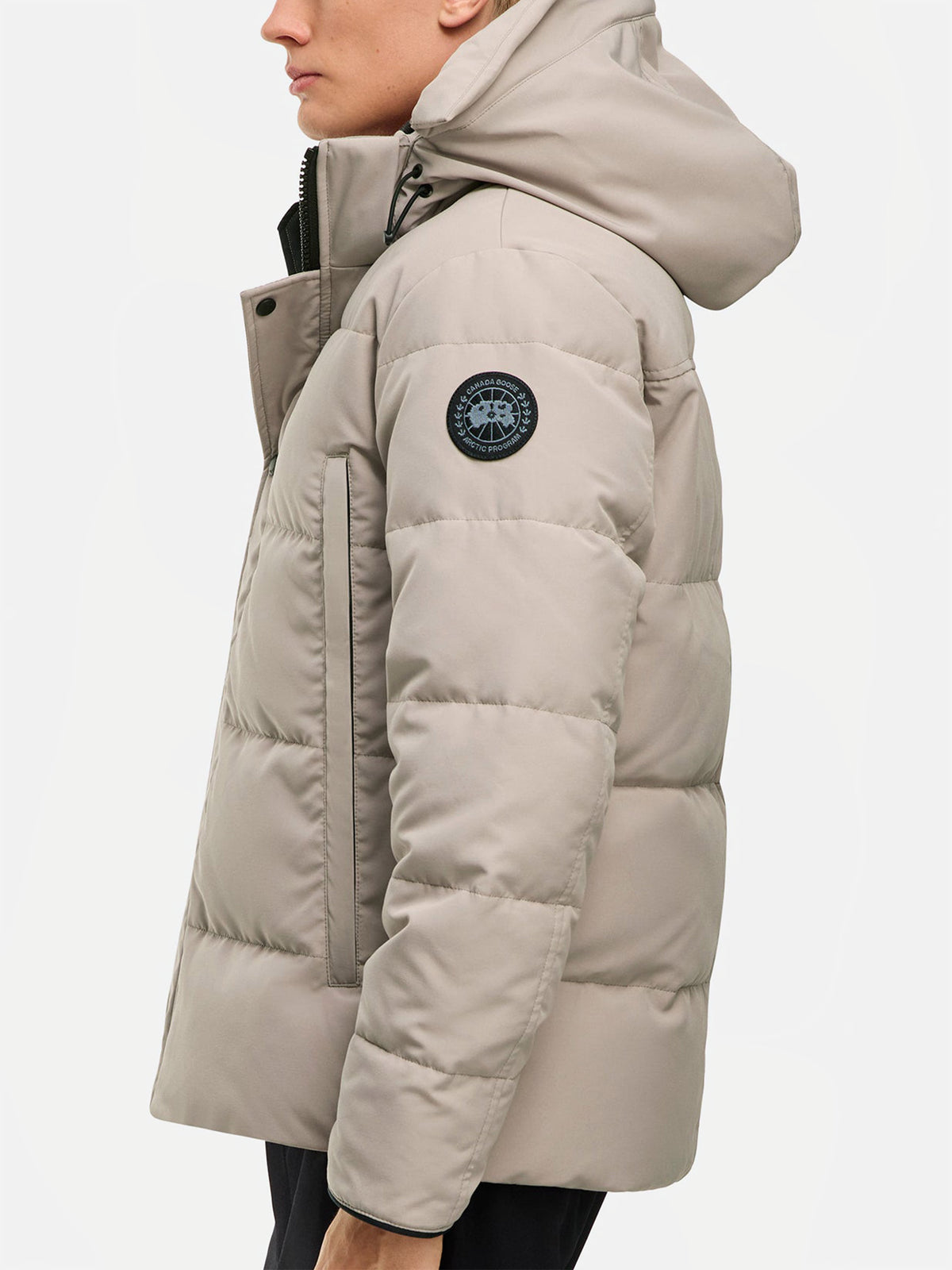 Canada goose Parka Wyndham Black Disc für Herren Steingrau