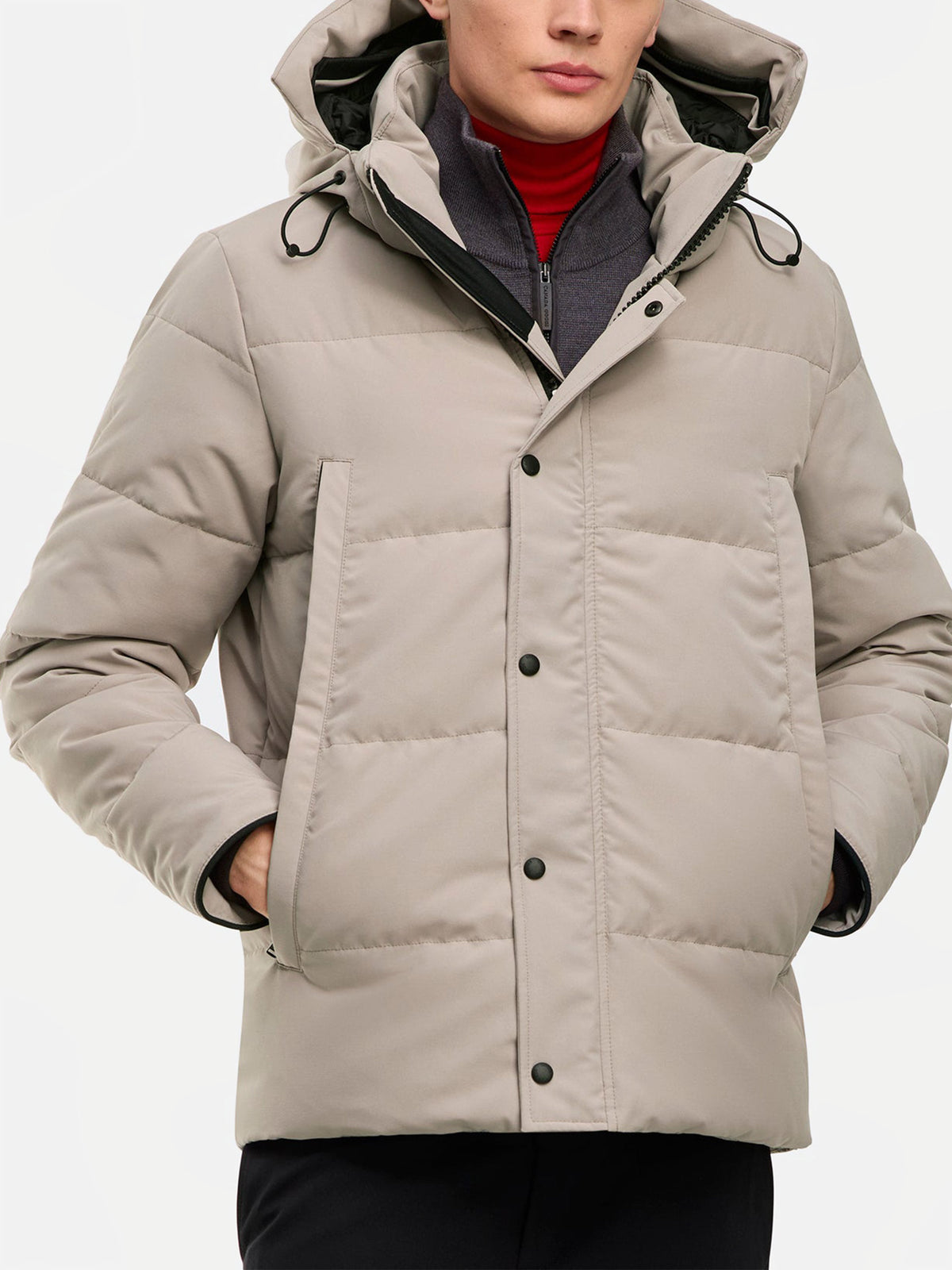 Canada goose Parka Wyndham Black Disc für Herren Steingrau