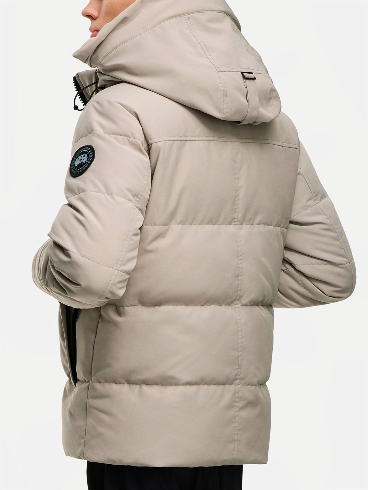 Canada goose Parka Wyndham Black Disc für Herren Steingrau