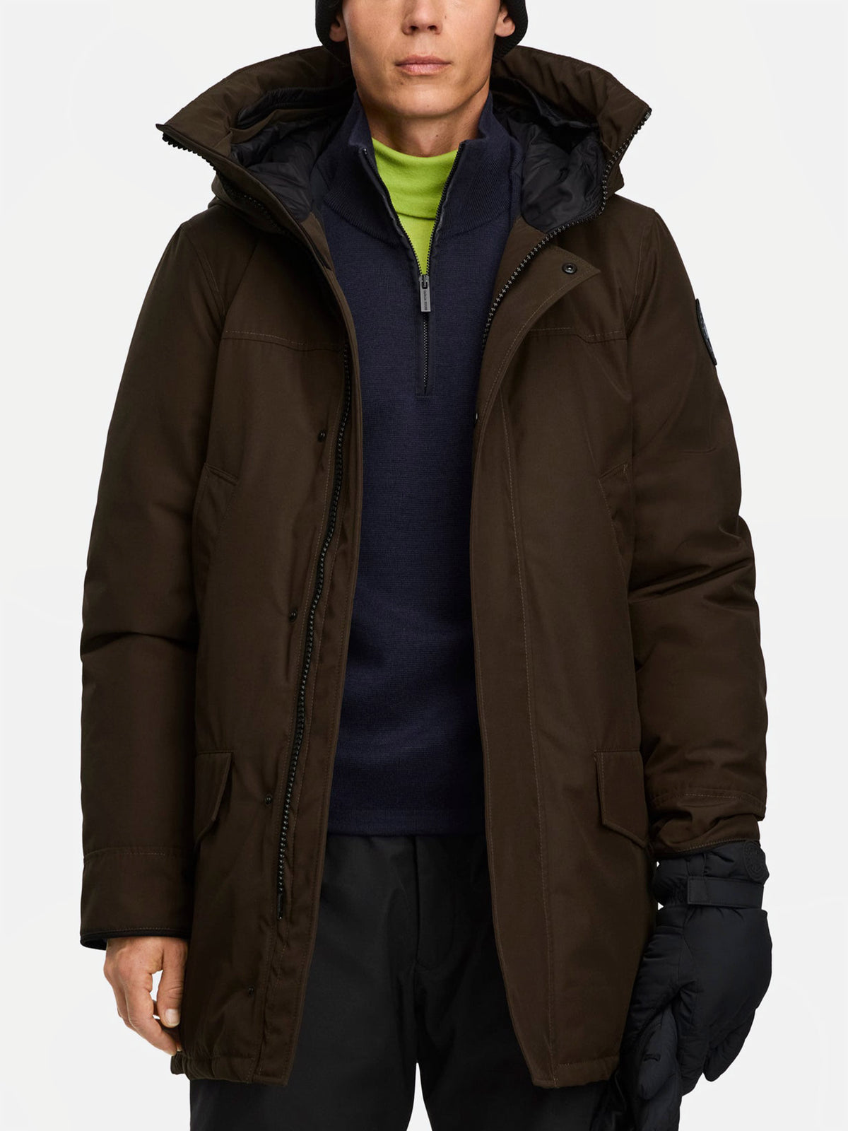 Canada Goose – Parka Langford Black Disc für Herren Dunkelbraun - Dark Brown