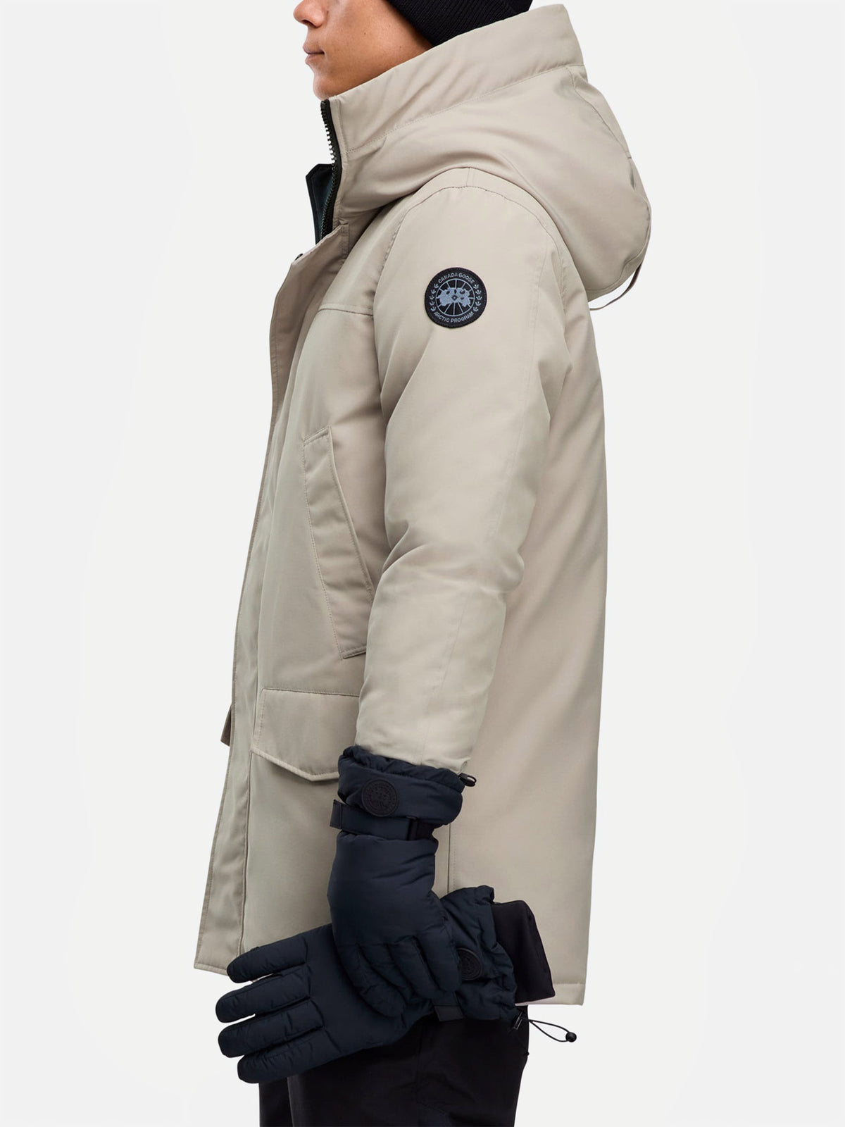 Canada Goose – Parka Langford Black Disc für Herren Steingrau - Stone Grey