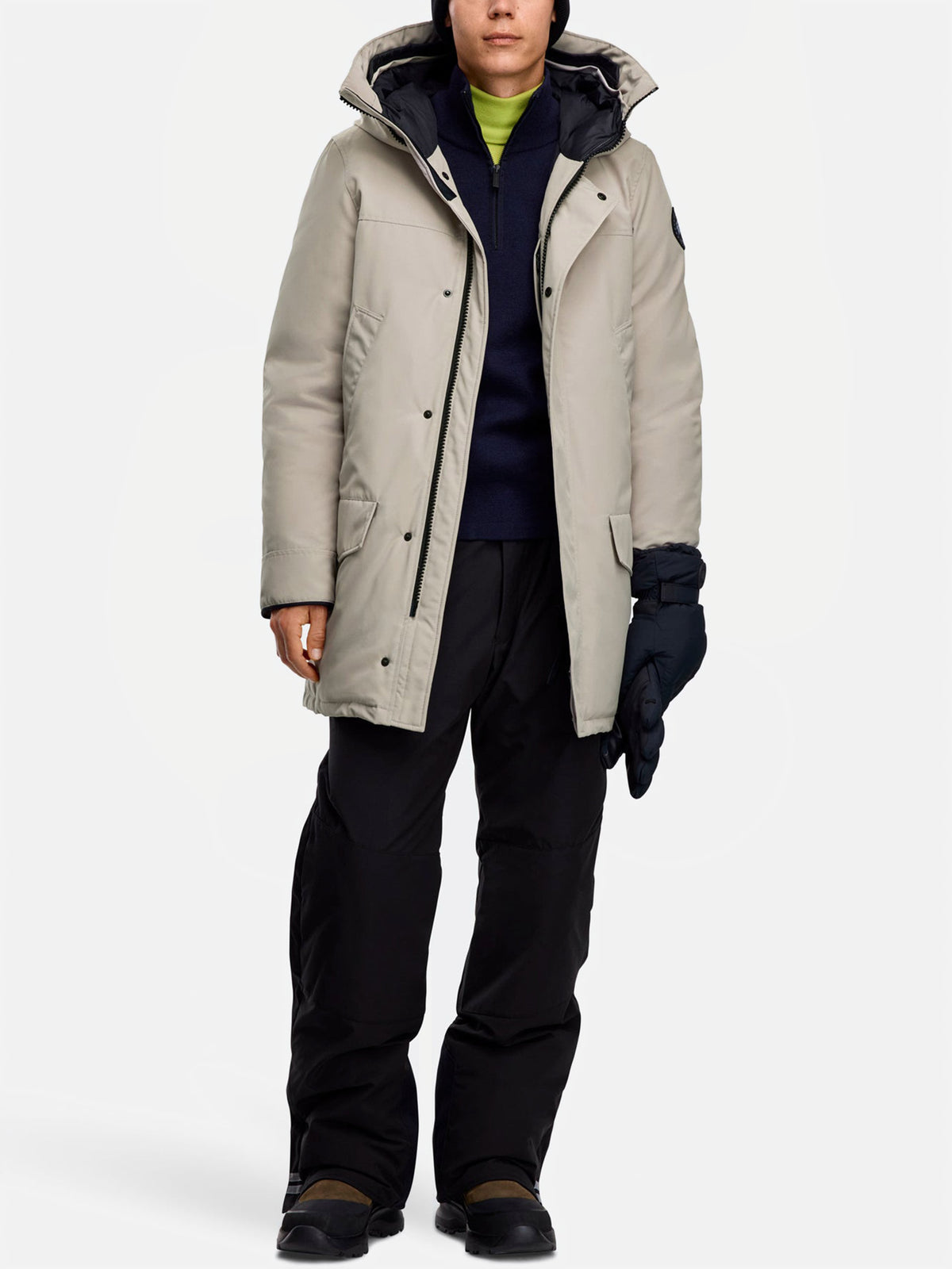 Canada Goose – Parka Langford Black Disc für Herren Steingrau - Stone Grey