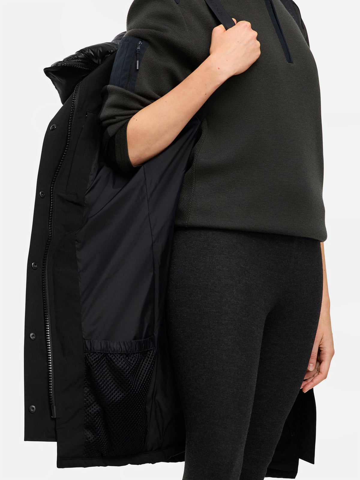 Canada goose Daunenparka Shelburne für Damen Schwarz