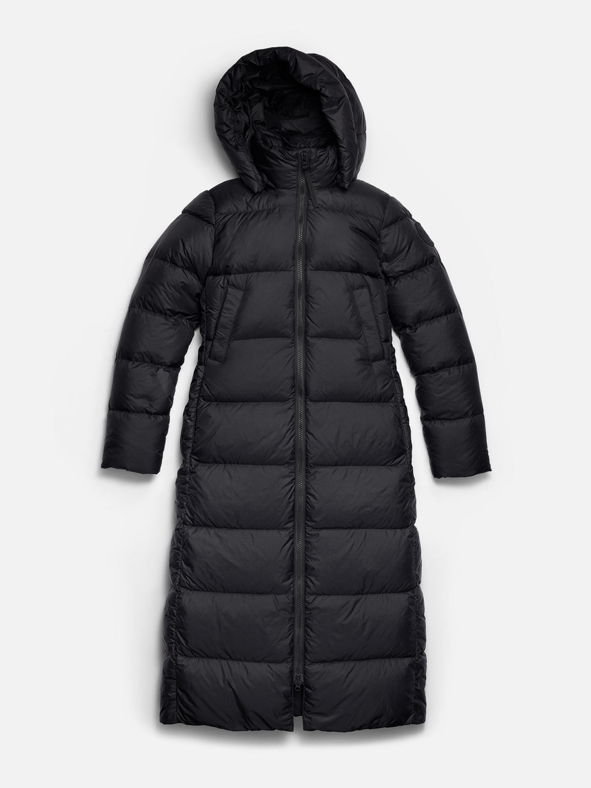 Canada goose Langer Daunenmantel Mystique für Damen Schwarz