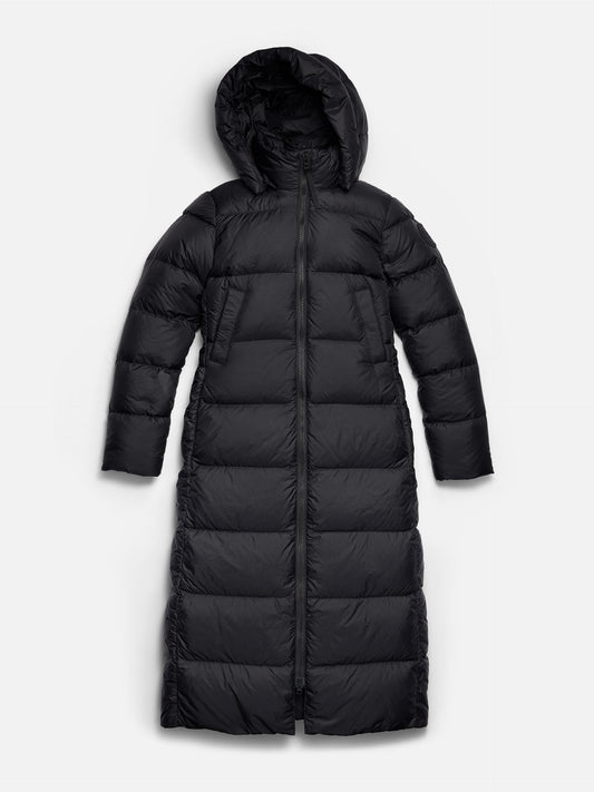 Canada goose Langer Daunenmantel Mystique für Damen Schwarz
