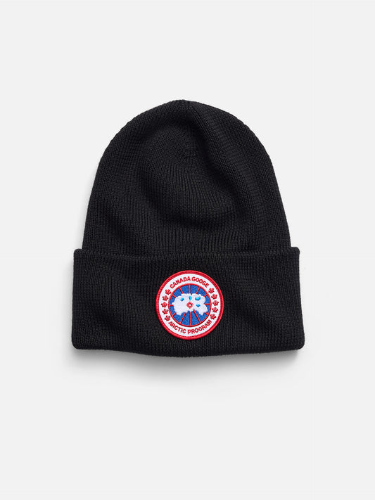 Canada goose Mütze Arctic Toque aus Merinowolle Schwarz