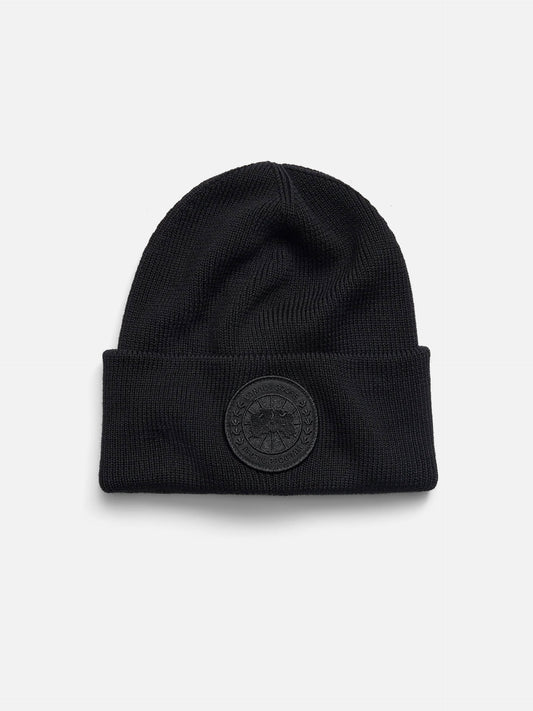 Canada Goose – Mütze Arctic Toque aus Merinowolle Schwarz/Schwarz - Black/Black