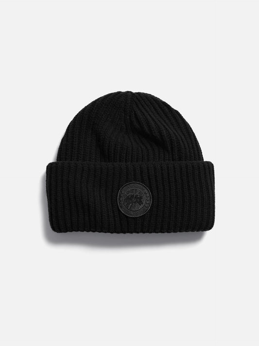 Canada goose Mütze aus Kaschmir-Mix mit Black Disc Schwarz