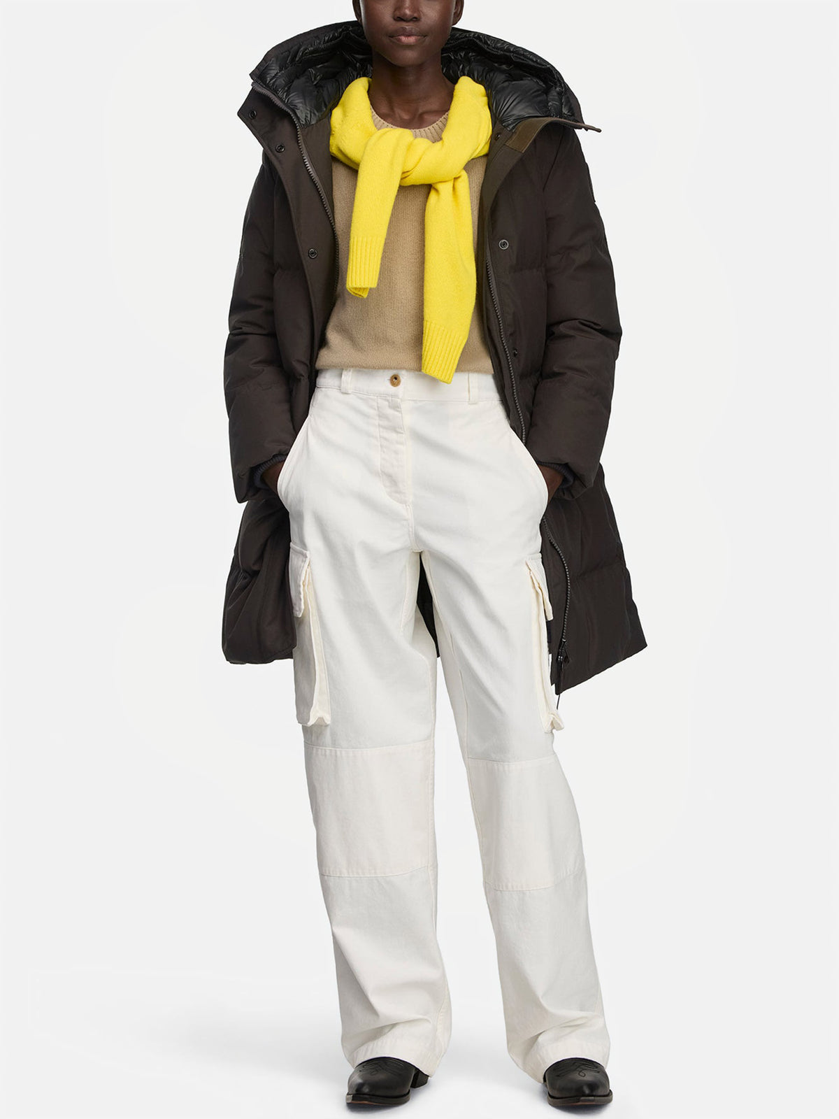 Daunenparka Louise Tonal Disc für Damen
