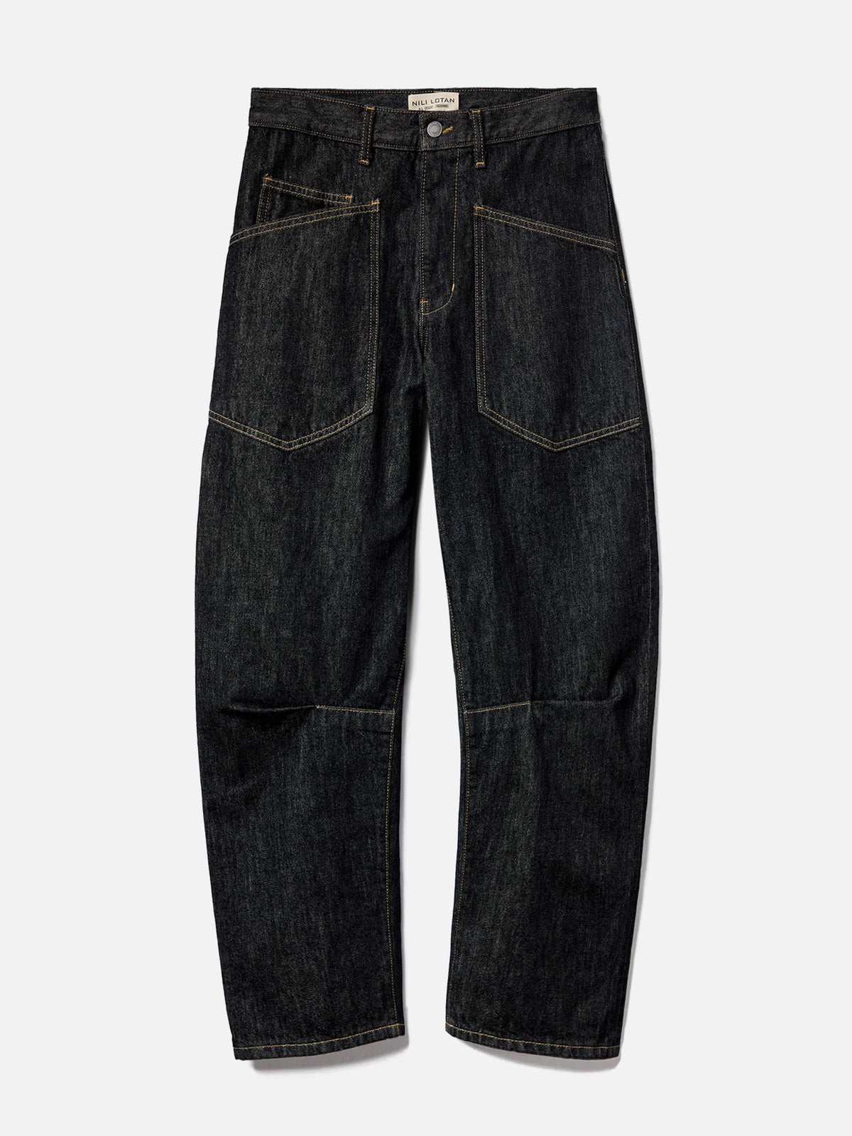 Nili lotan Barrel-Leg Jeans Shon für Damen Dunkelblau