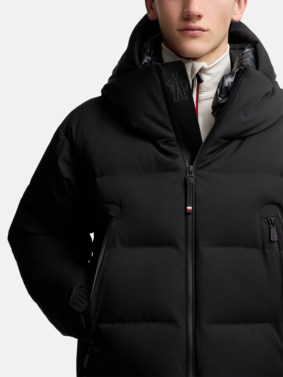 Moncler grenoble Daunen-Skijacke Fellberg für Herren Schwarz