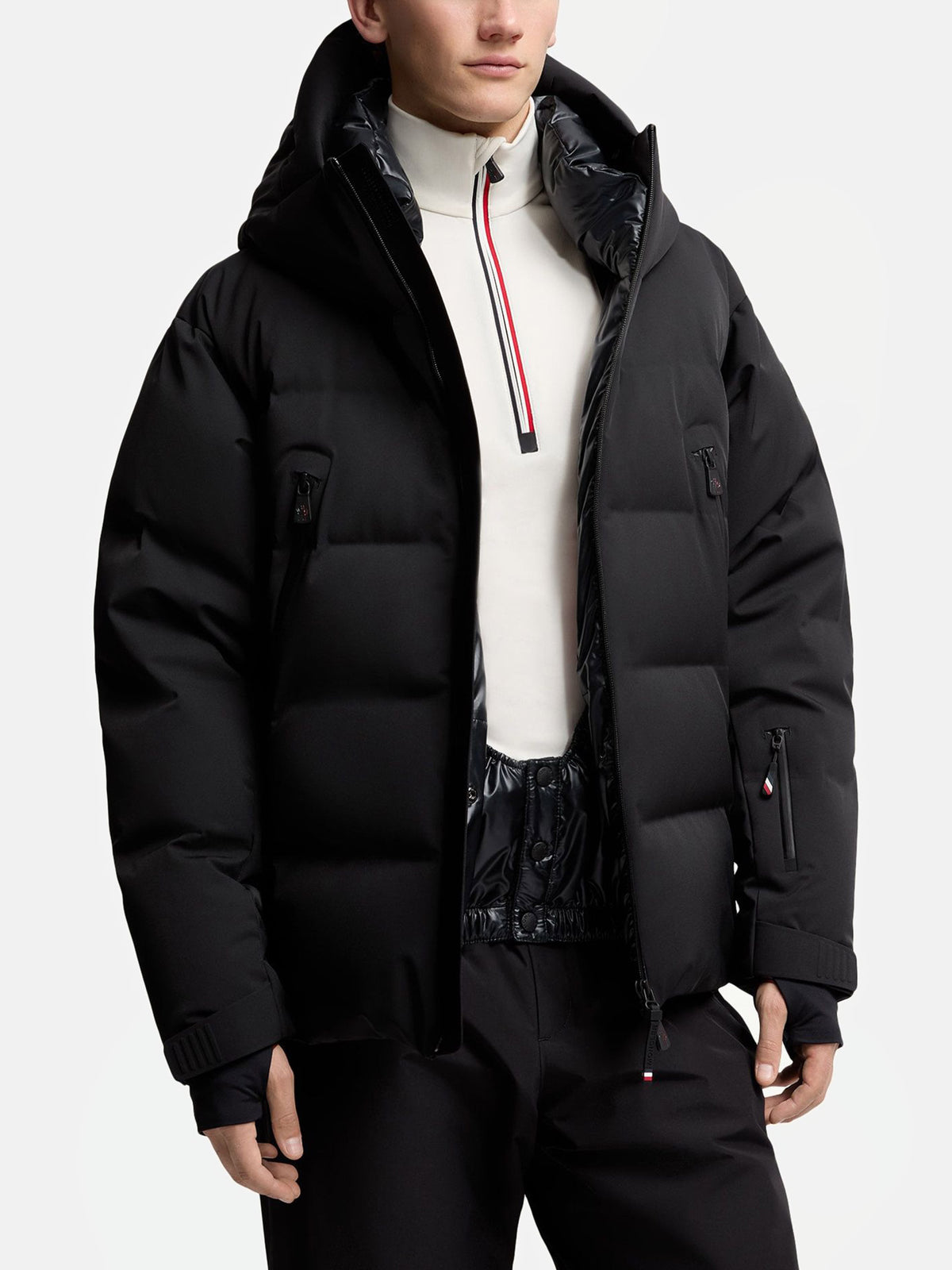 Moncler grenoble Daunen-Skijacke Fellberg für Herren Schwarz