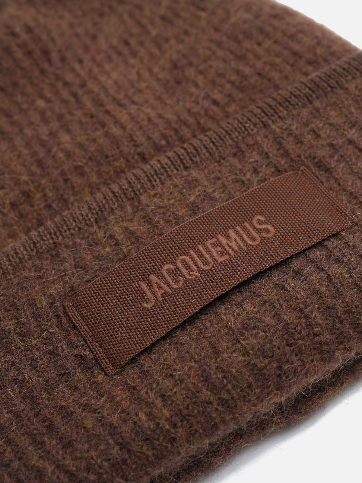 Jacquemus – Mütze Gros Grain mit Logo Braun - Brown