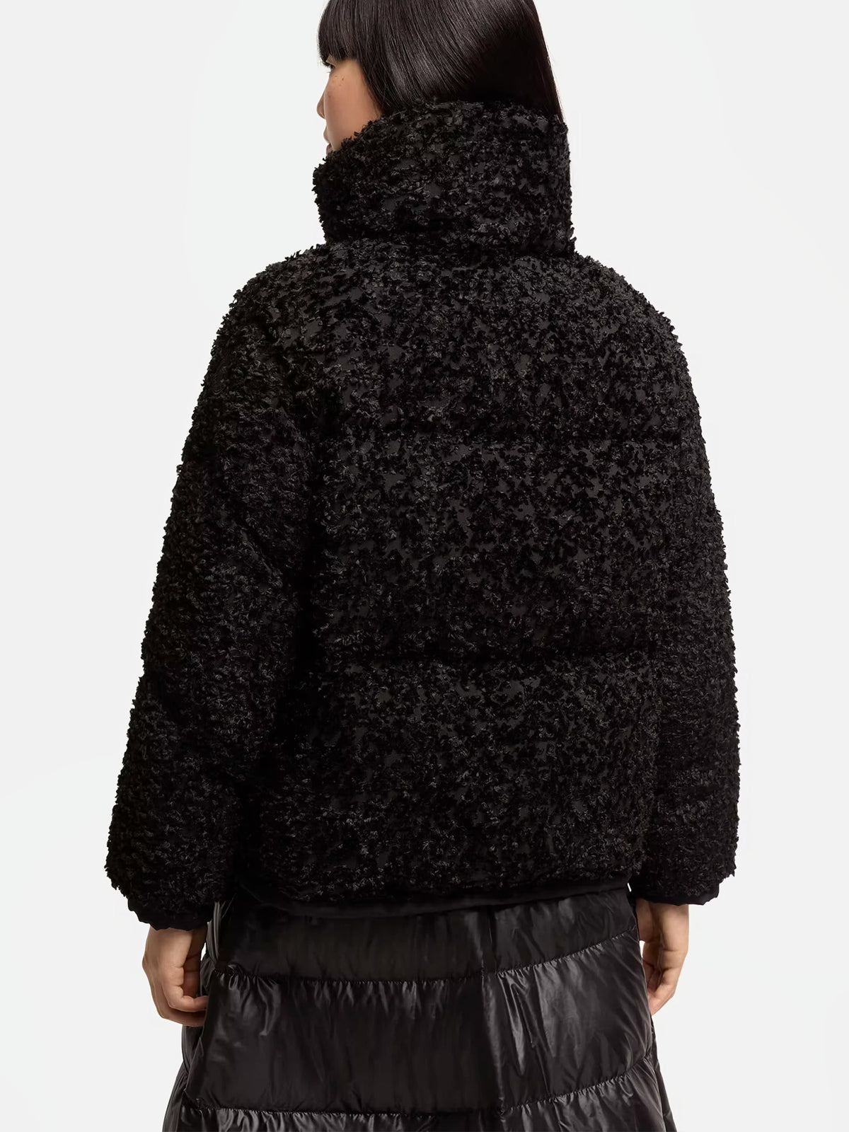 Moncler Daunenjacke Sittelles aus Fil-Coupé für Damen Schwarz