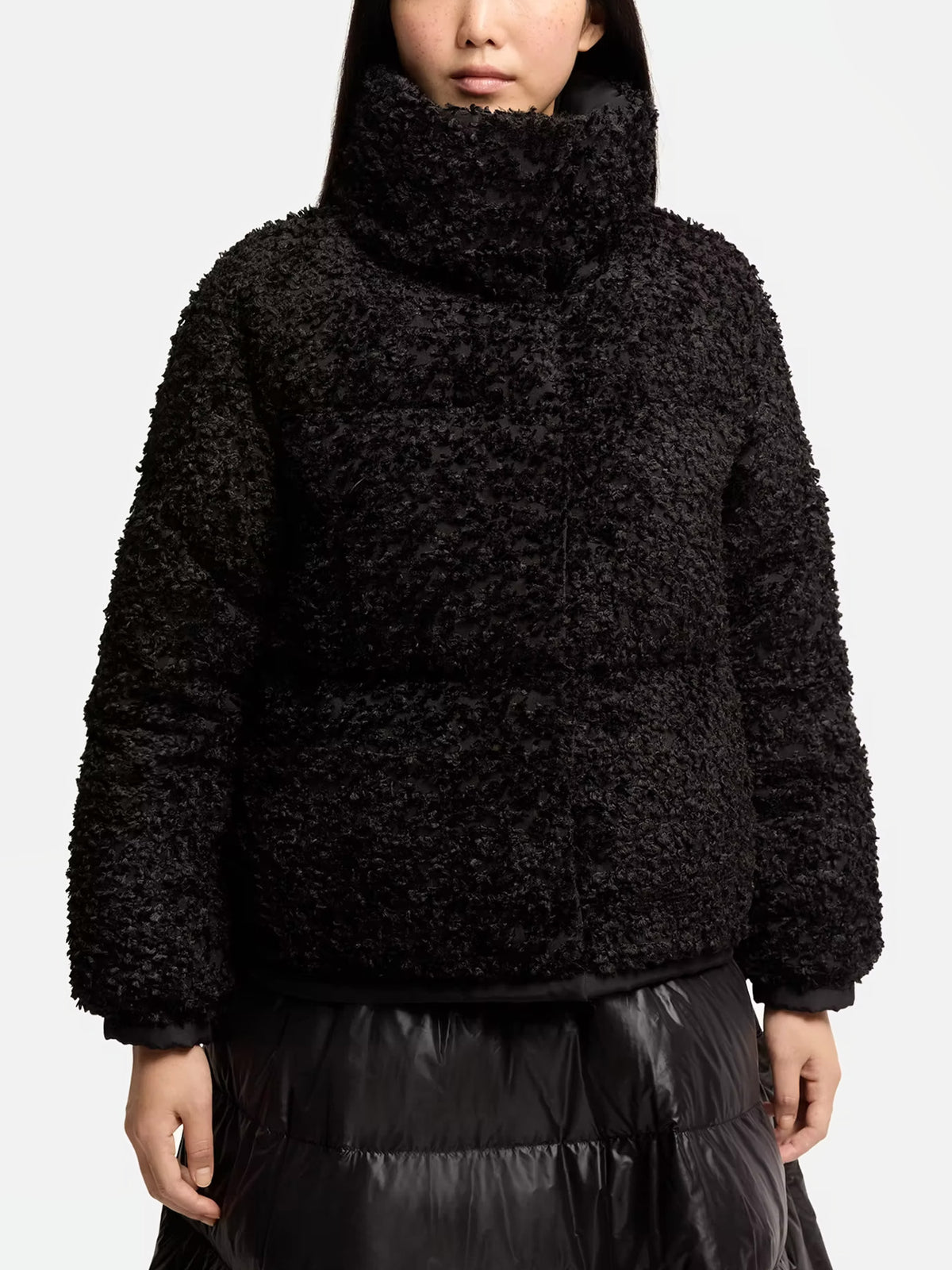Moncler Daunenjacke Sittelles aus Fil-Coupé für Damen Schwarz