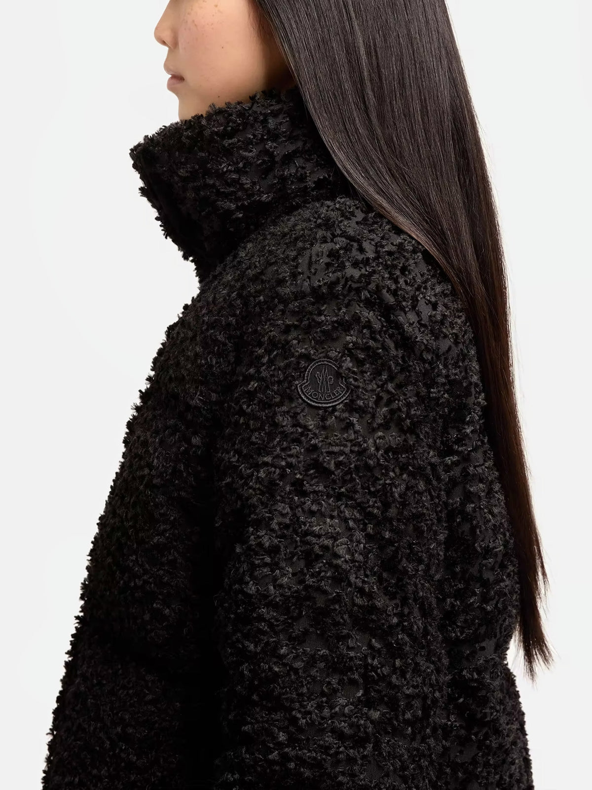 Moncler Daunenjacke Sittelles aus Fil-Coupé für Damen Schwarz