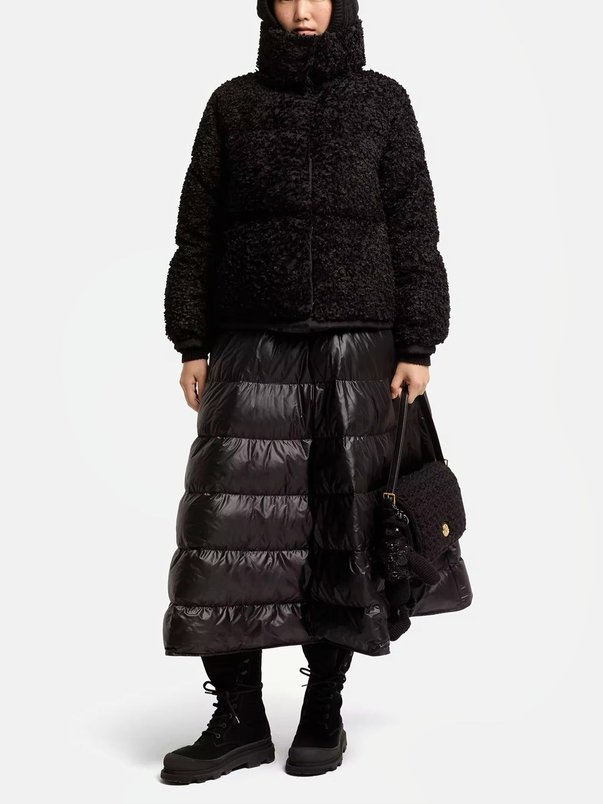 Moncler Daunenjacke Sittelles aus Fil-Coupé für Damen Schwarz