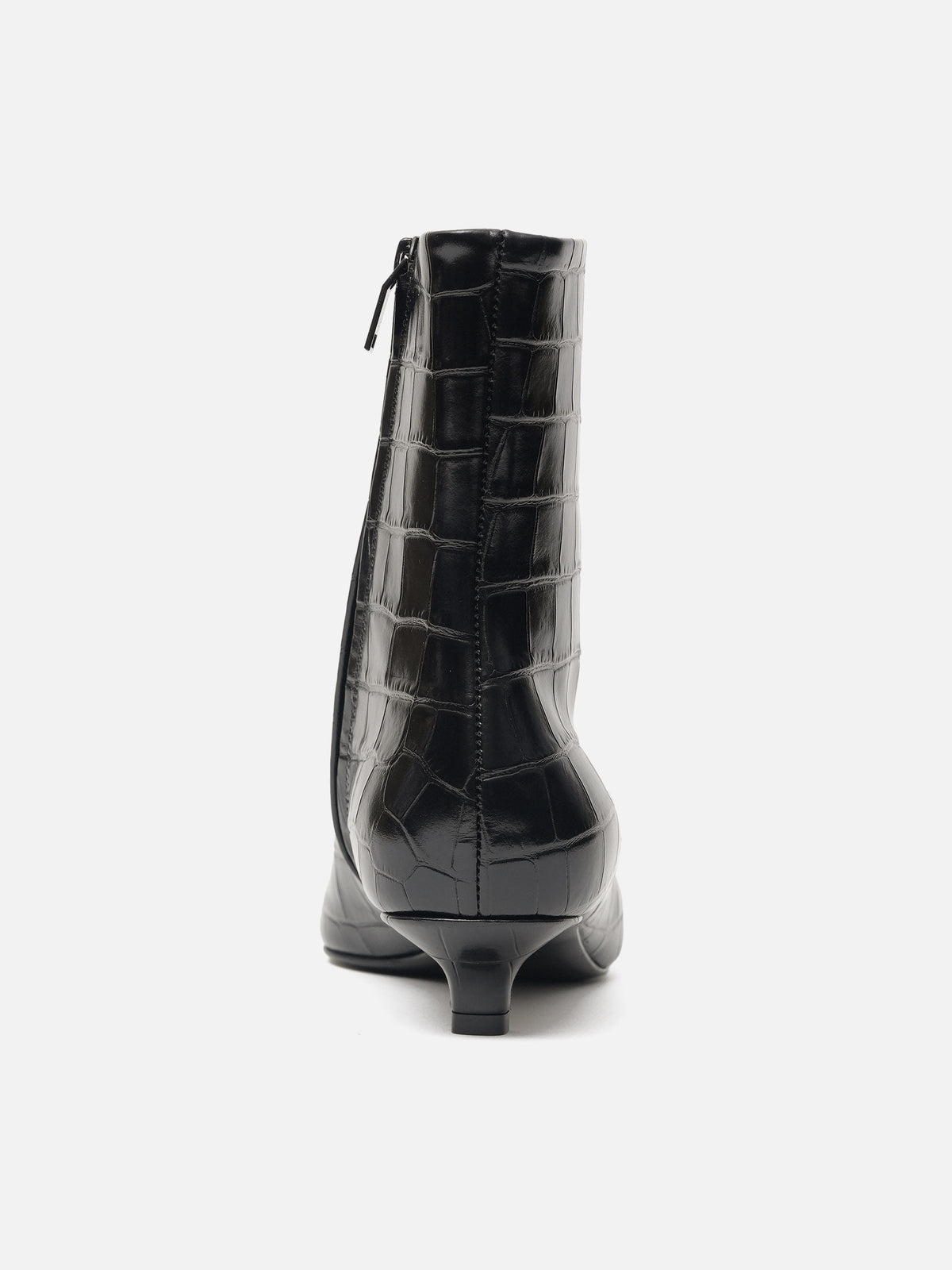 Toteme Stiefeletten mit Krokodilprägung für Damen Schwarz