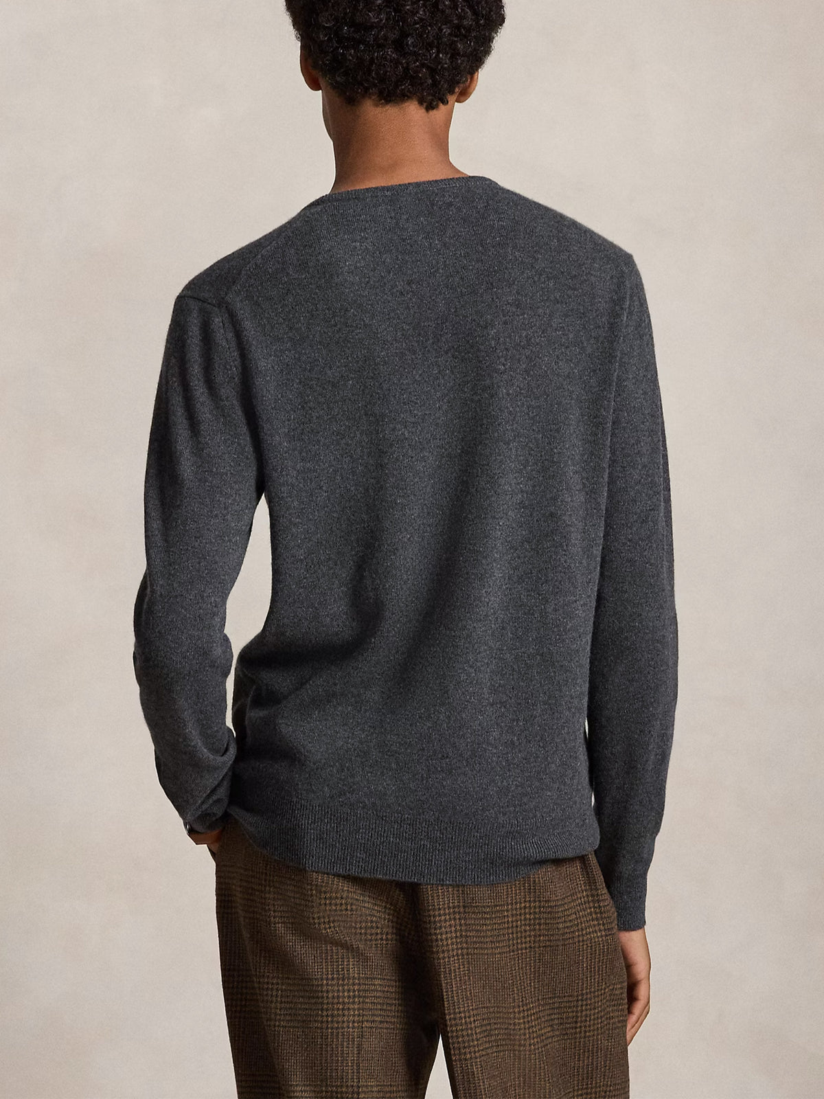 Polo ralph lauren Rundhalspullover aus Wolle für Herren Dunkelgrau - Dark Grey