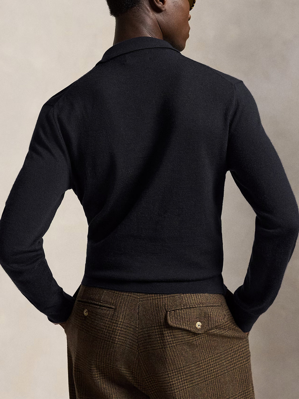 Polo ralph lauren Polo-Pullover aus Wolle für Herren Schwarz